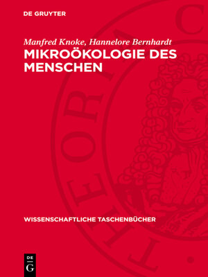 cover image of Mikroökologie des Menschen
